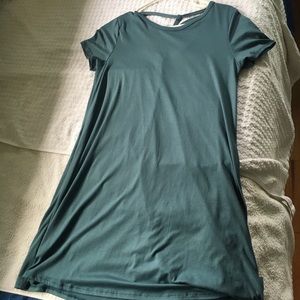 Blue T shirt dress